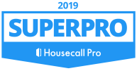 2019 Superpro badge from Housecall Pro